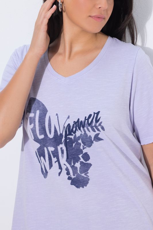 Cotton Flower Power Graphic Tee