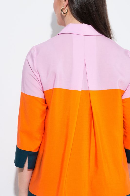 Рокля с цветни блокове