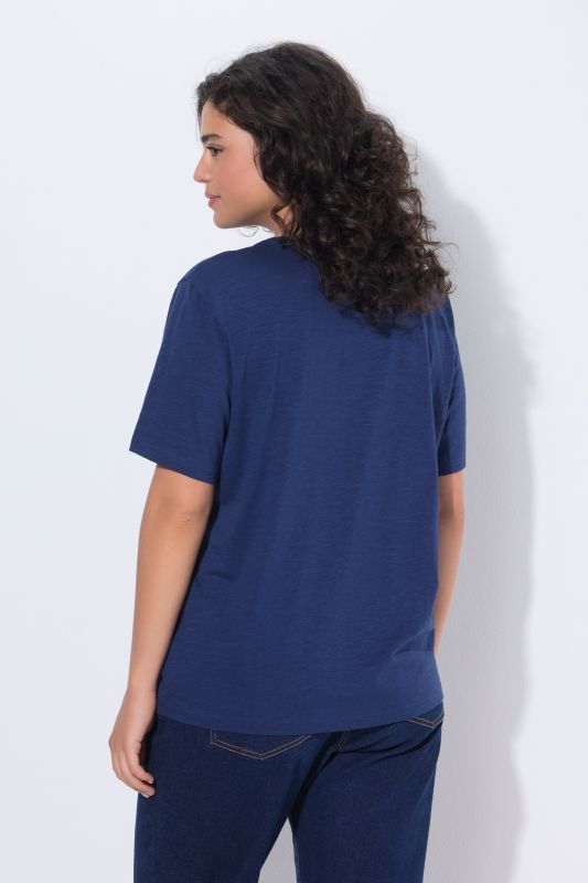 Тениска с принт на ягоди