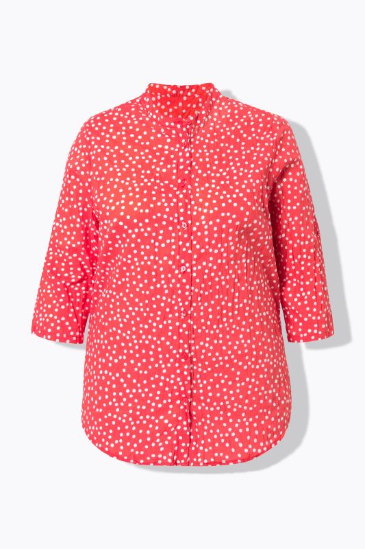 Textured Polka Dot Blouse