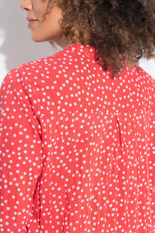 Textured Polka Dot Blouse