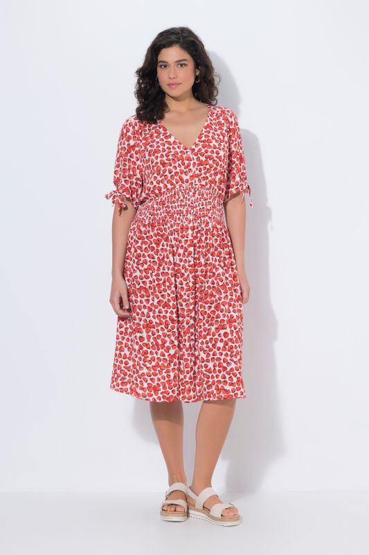 Strawberry Crepe Dress