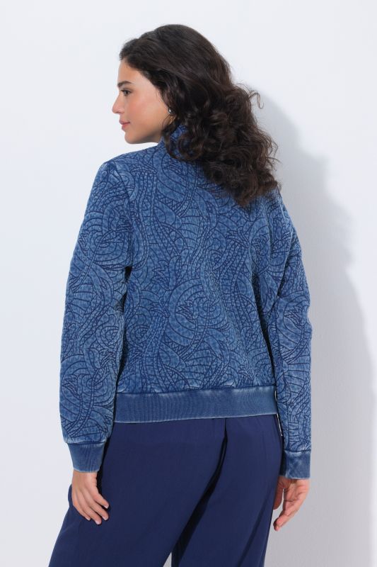 Indigo Dyed Quilted Blouson