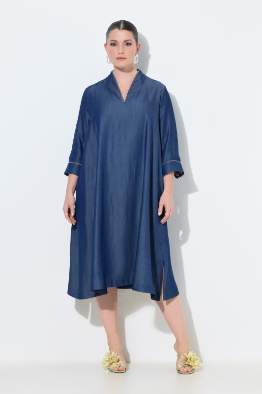 Denim-Look Lyocell Dress