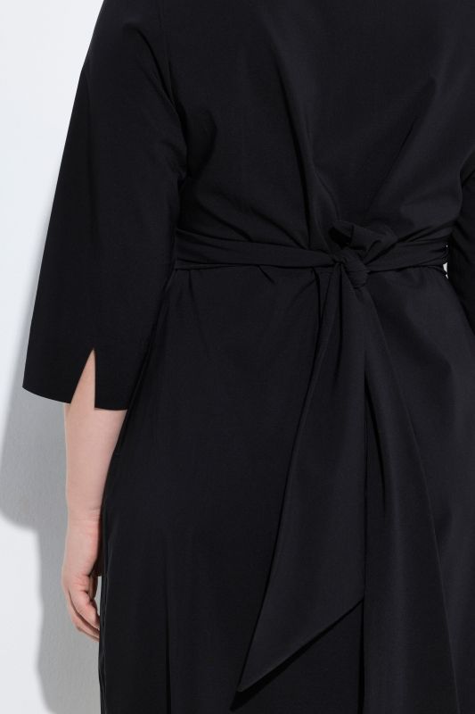 Wrap Look Midi Dress