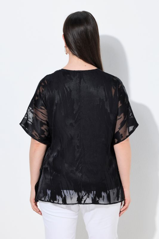 Блуза с шифон