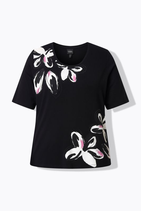 Linework Flower Tee