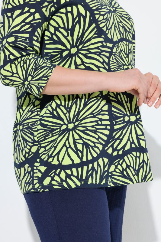 Lime Print Short Sleeve Tee