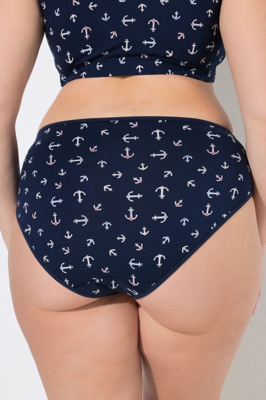 5 Pack of Midi Briefs- Anchor Print