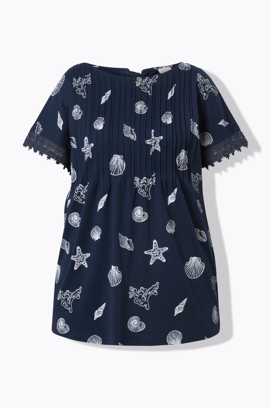 Тениска с морски принт