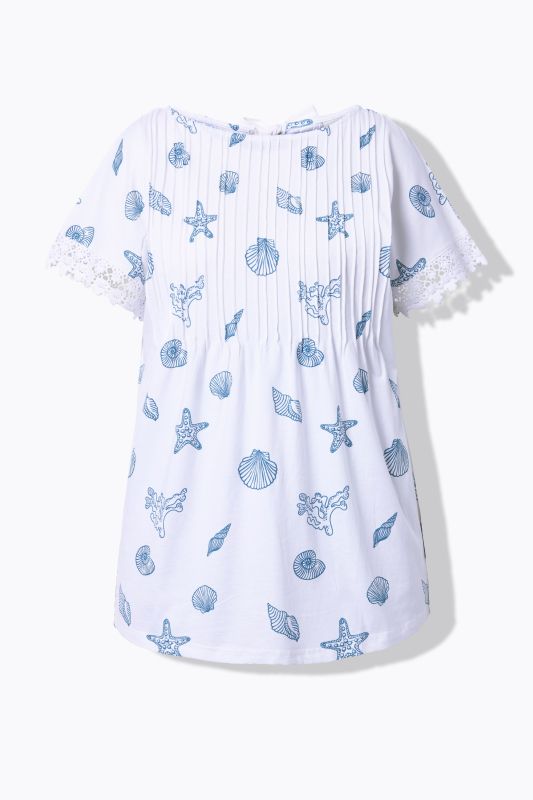 Тениска с морски принт