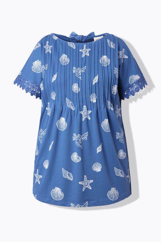 Тениска с морски принт