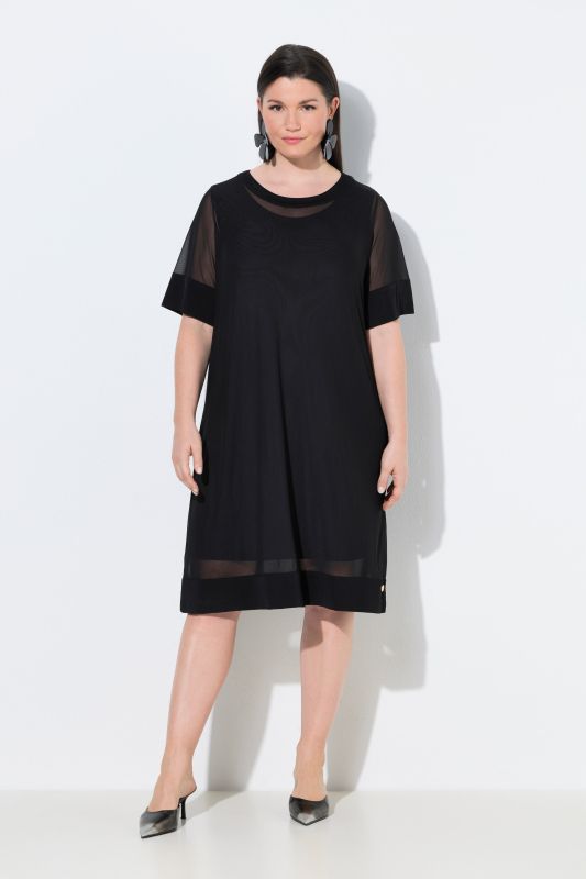 Sheer Layered Mesh Dress