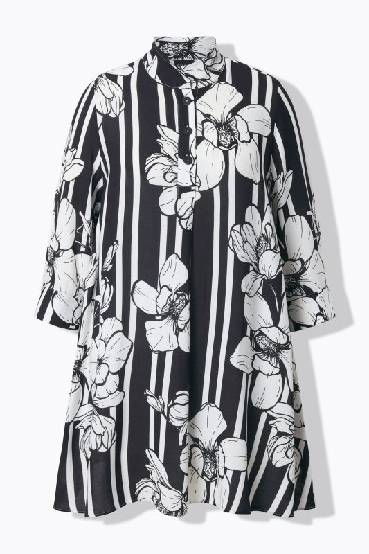 Туника с райета и цветя