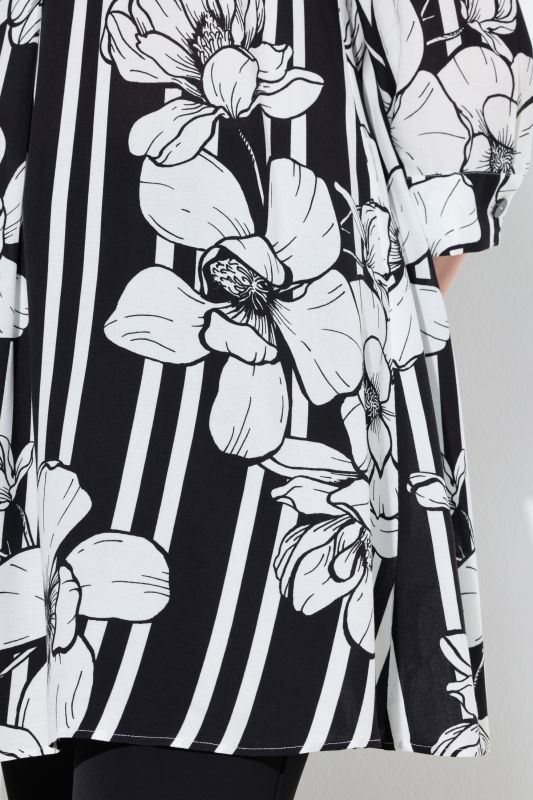 Туника с райета и цветя