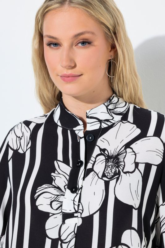 Туника с райета и цветя