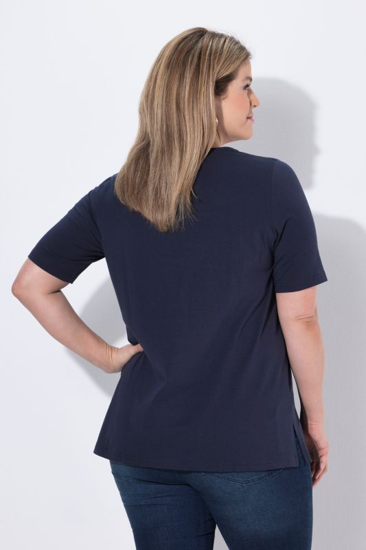 Тениска с принт на чайка