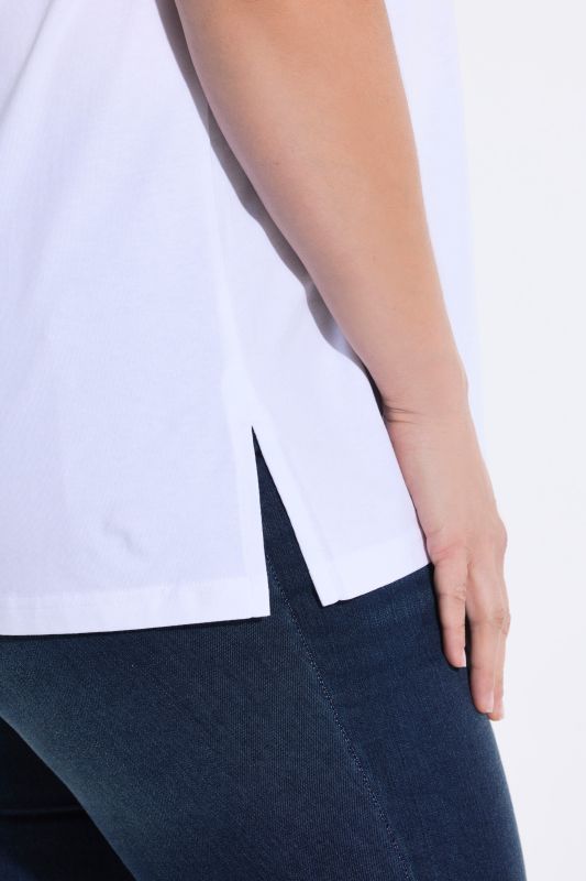 Тениска с принт на чайка