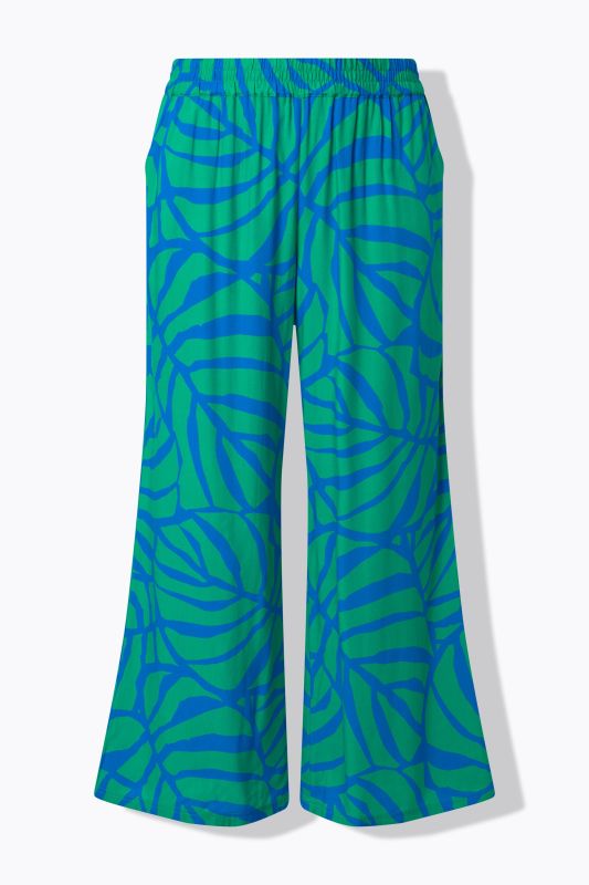 Панталон с принт на листа