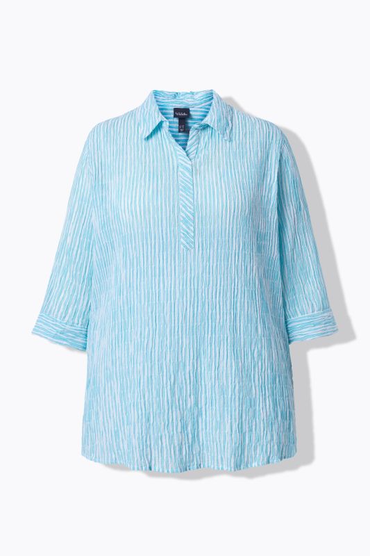 Striped Smocked Blouse