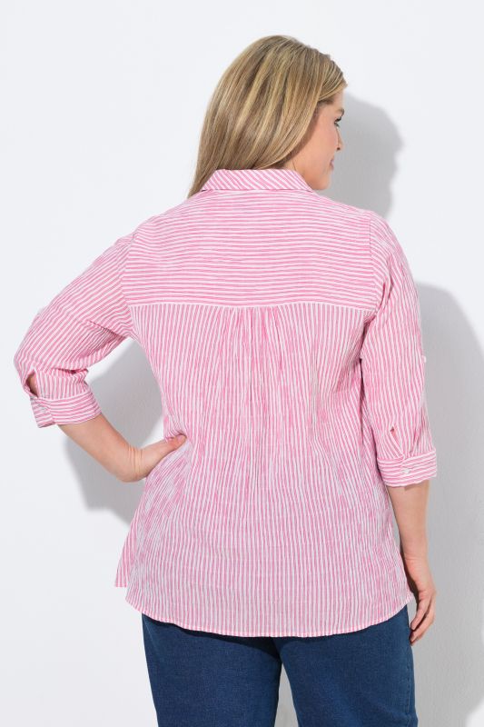 Striped Smocked Blouse