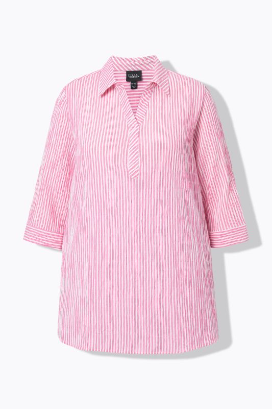 Striped Smocked Blouse