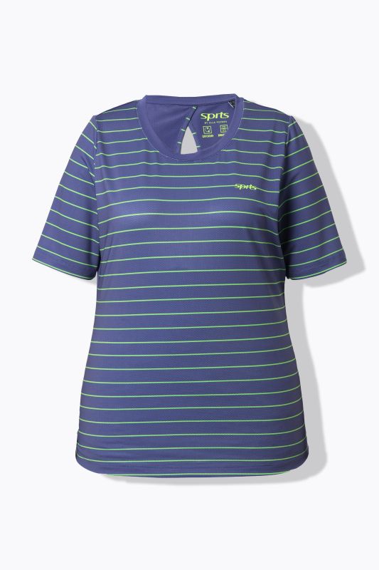 Neon Stripe Short Sleeve Performance Tee