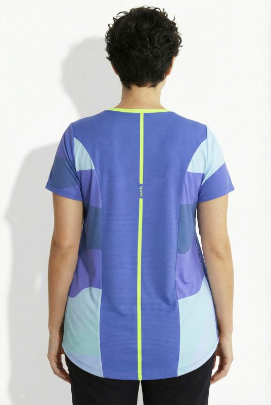 Wave Print Performance Tee