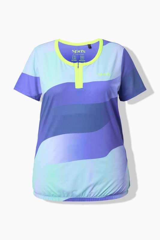 Wave Print Performance Tee