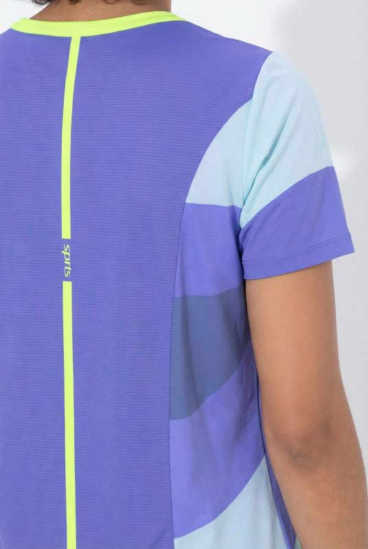 Wave Print Performance Tee