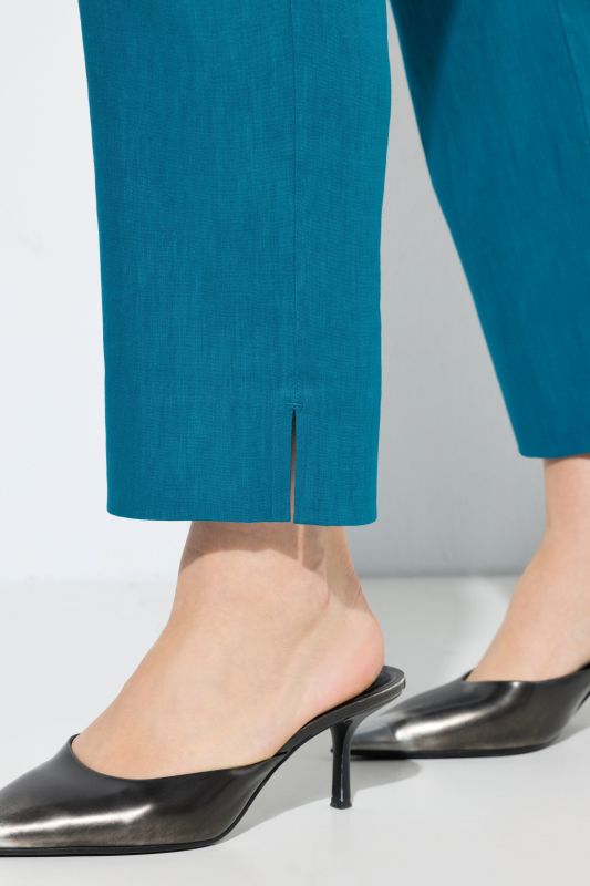 Панталон ленен с еластична талия