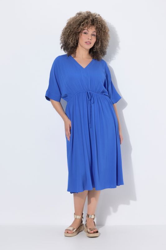 Drawstring Waist Dress
