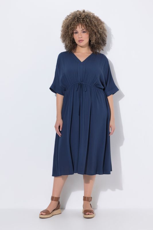 Drawstring Waist Dress