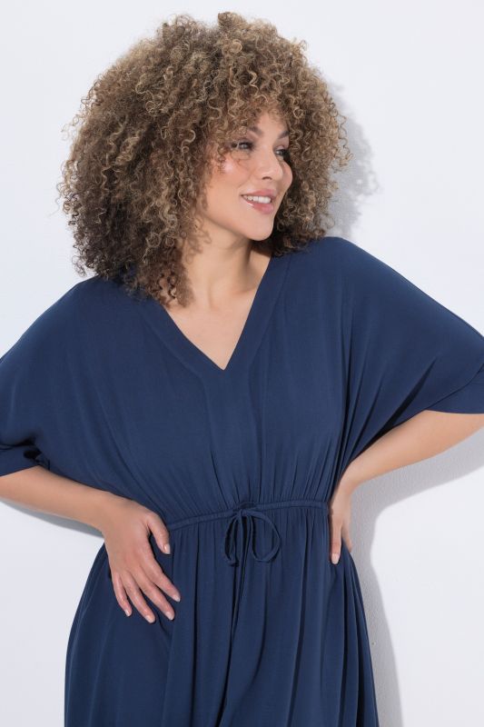 Drawstring Waist Dress