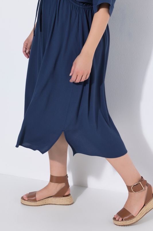 Drawstring Waist Dress