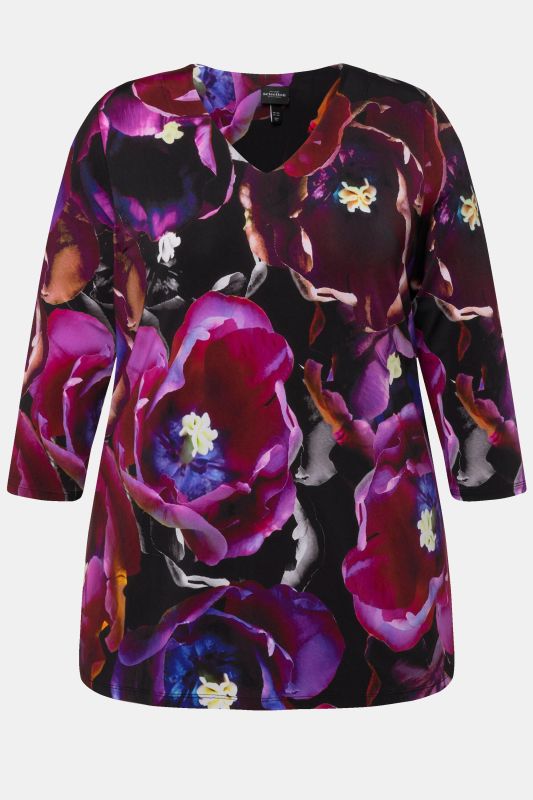 Tulip 3/4 Sleeve Slinky Top
