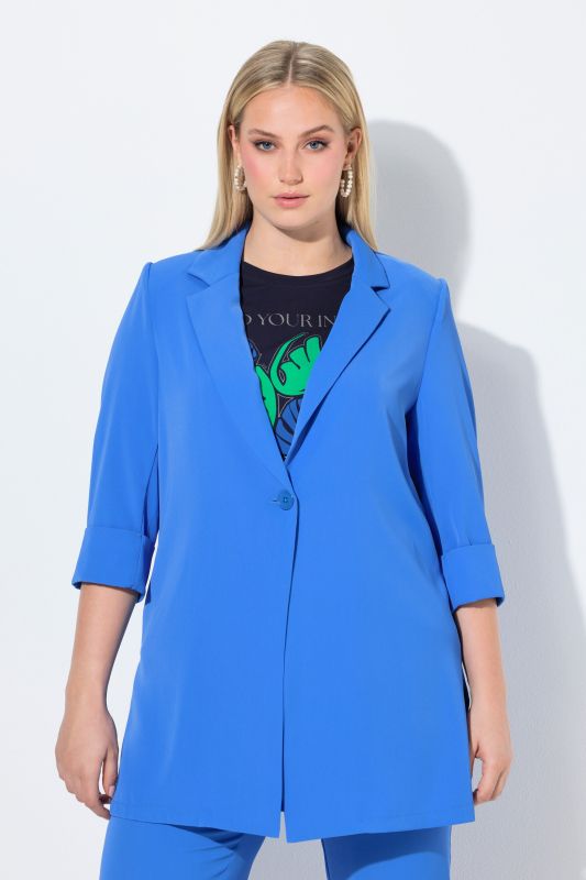 Colorful 3/4 Sleeve Blazer