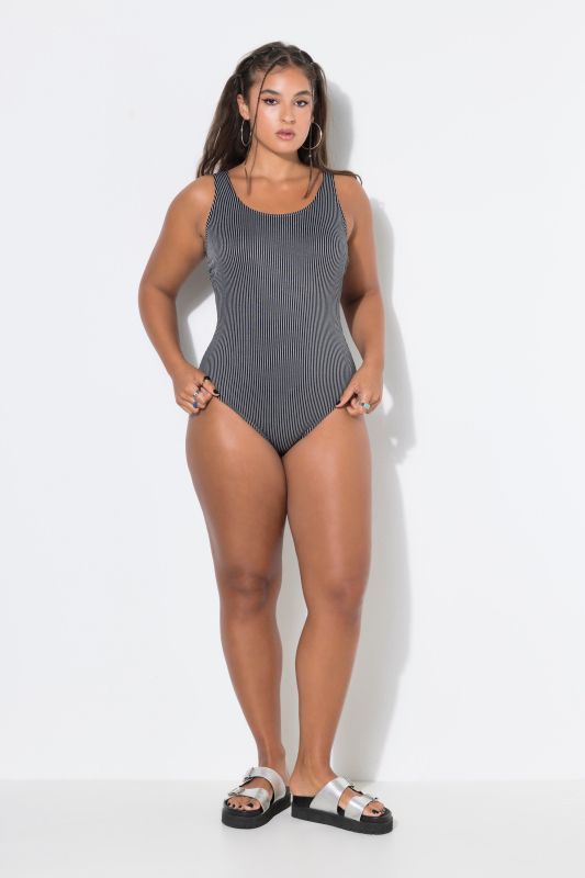 Glitter Stripe Swimsuit
