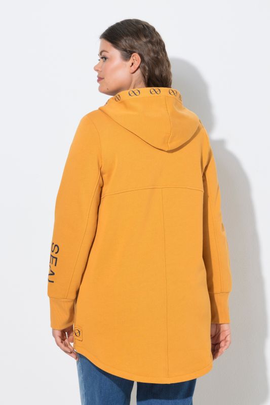 Contrast Zipper Hoodie
