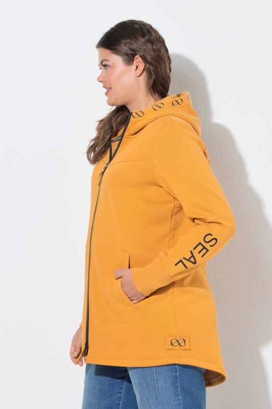 Contrast Zipper Hoodie