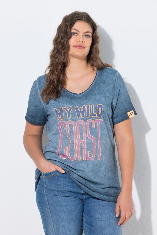 My Wild Coast V-Neck Graphic Tee