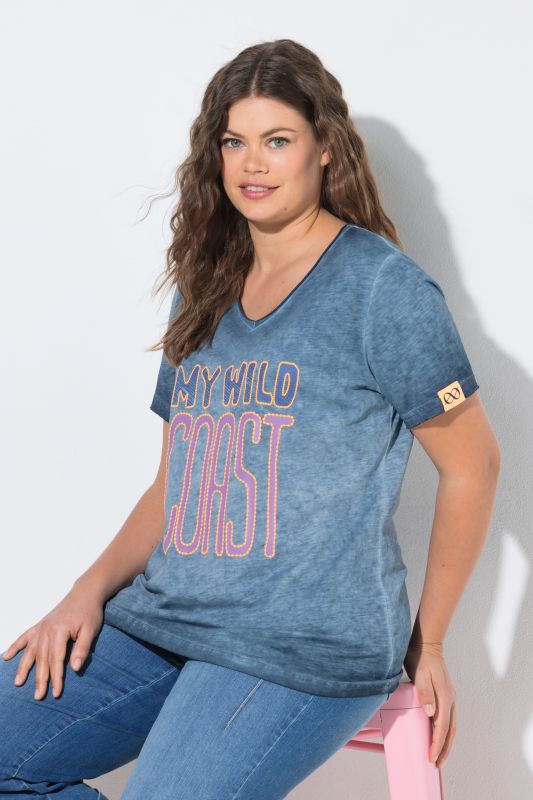 My Wild Coast V-Neck Graphic Tee
