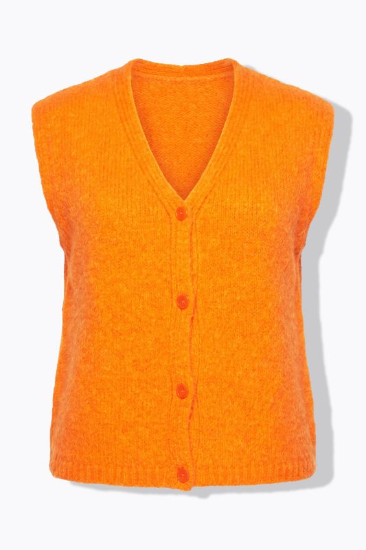 Neon Orange Sweater Vest