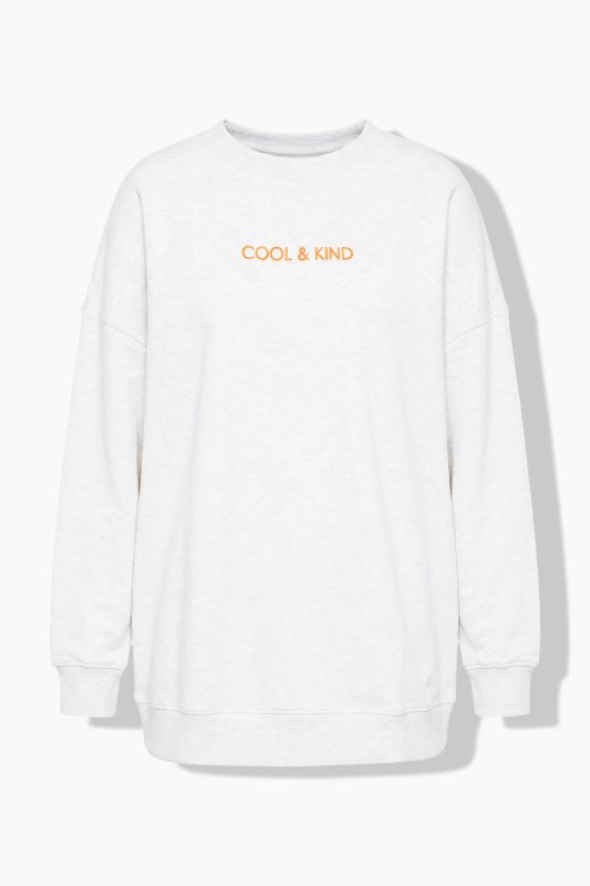 Sweatshirt, oversized shape, back bow print