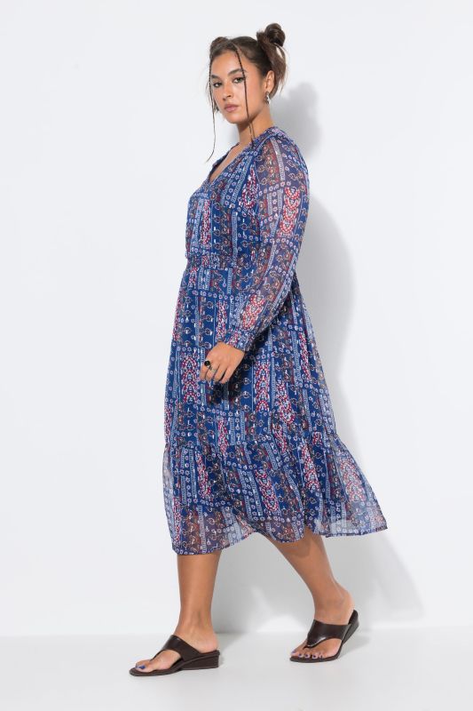 Chiffon midi dress