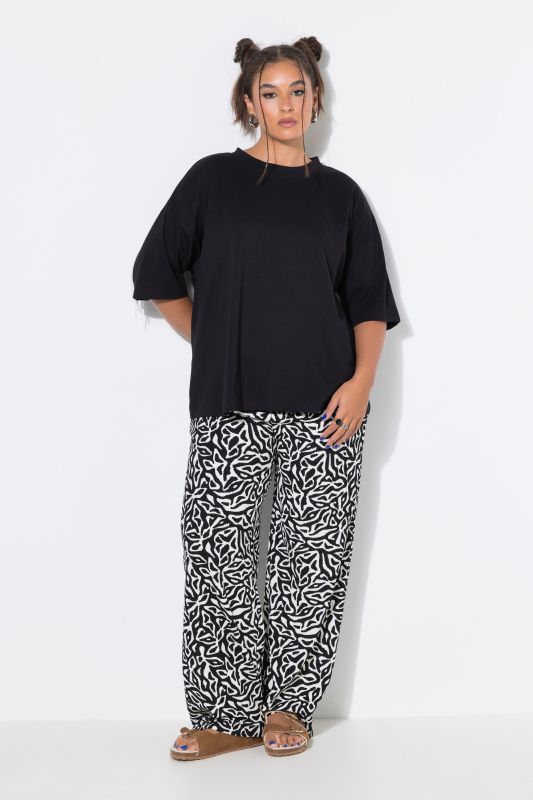 Pearl Fringe Oversized Tee