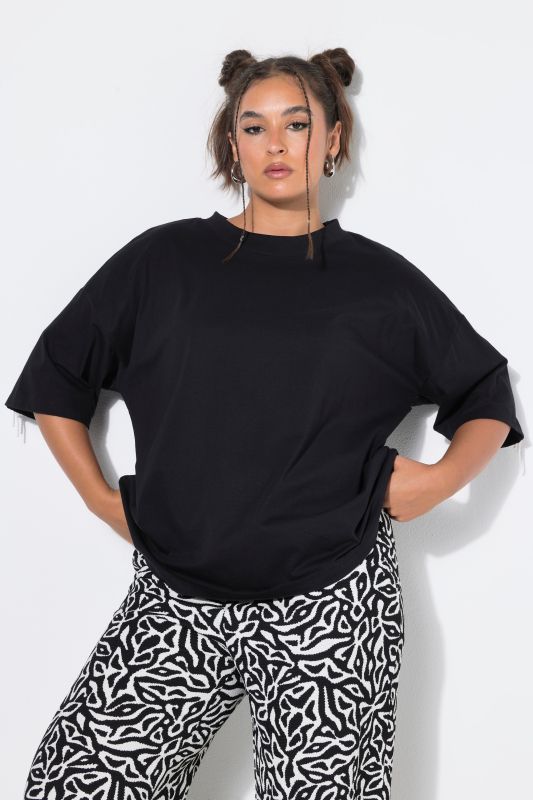 Pearl Fringe Oversized Tee