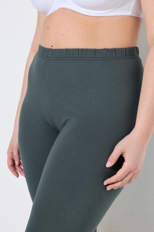 Basic Stretch Knit Ankle Length Leggings