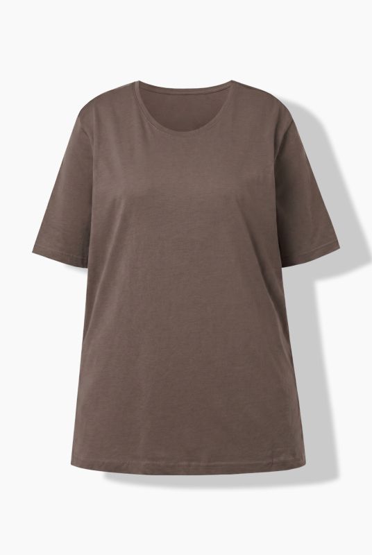 Basic Round Neck Short Sleeve Relaxed Fit  Tee