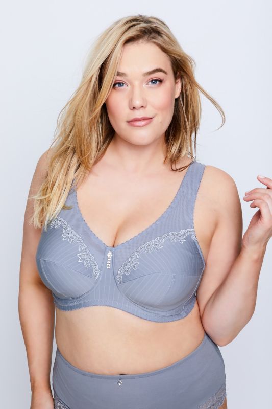 Kelly Pinstripe Support Bra